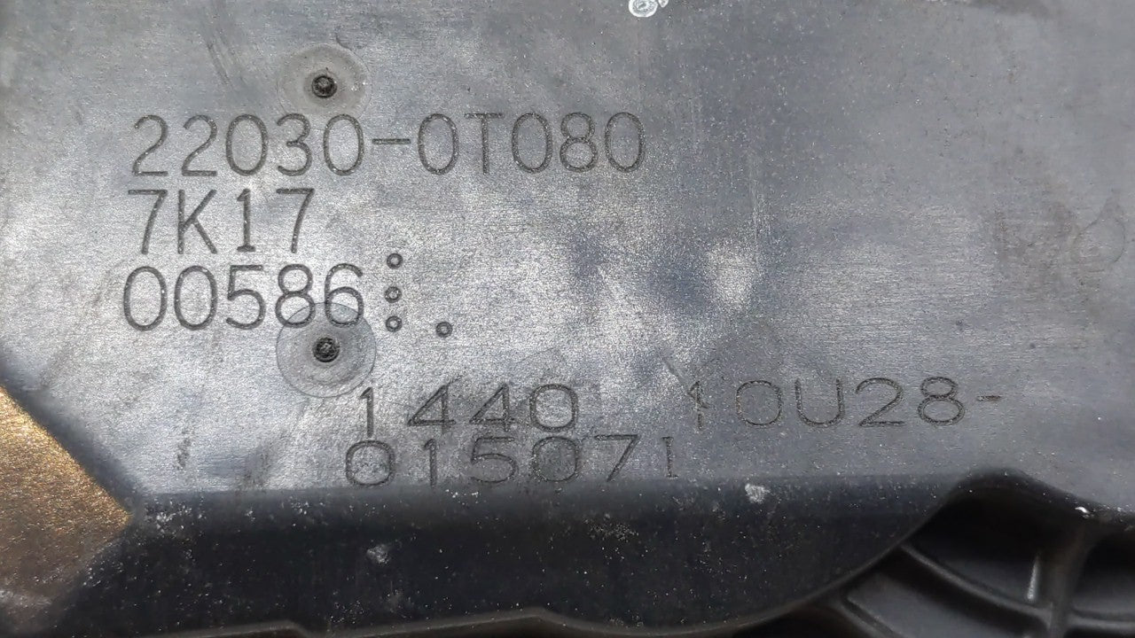 2011-2018 Toyota Corolla Throttle Body P/N:22030-0T080 Fits Fits 2011 2012 2013 2014 2015 2016 2017 2018 OEM Used Auto Parts