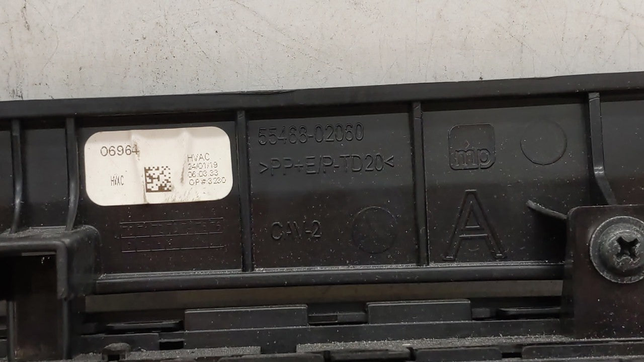 2017-2019 Toyota Corolla Climate Control Module Temperature AC/Heater Replacement P/N:55468-02060 Fits Fits 2017 2018 2019 O