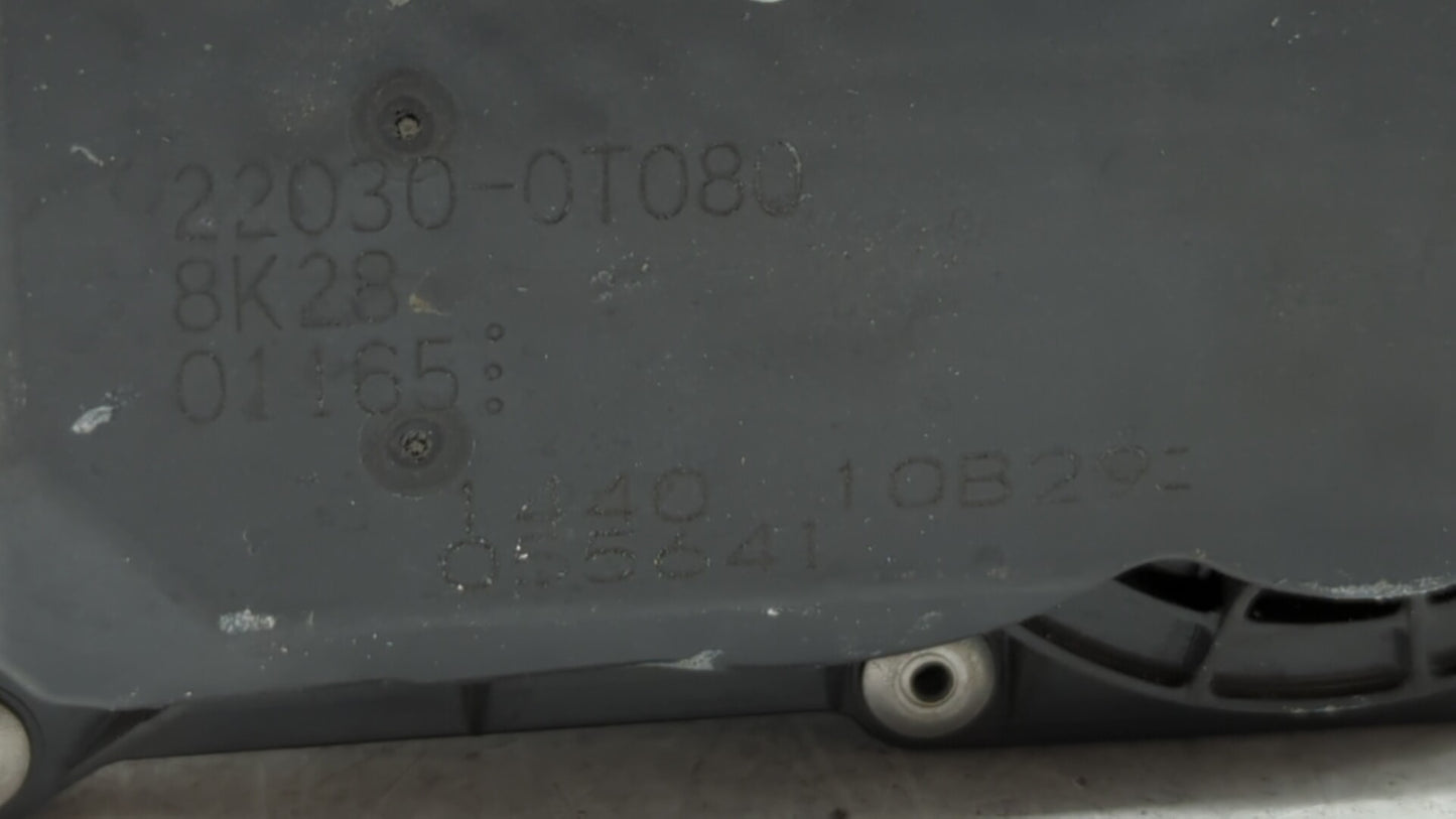 2011-2018 Toyota Corolla Throttle Body P/N:22030-0T080 Fits Fits 2011 2012 2013 2014 2015 2016 2017 2018 OEM Used Auto Parts