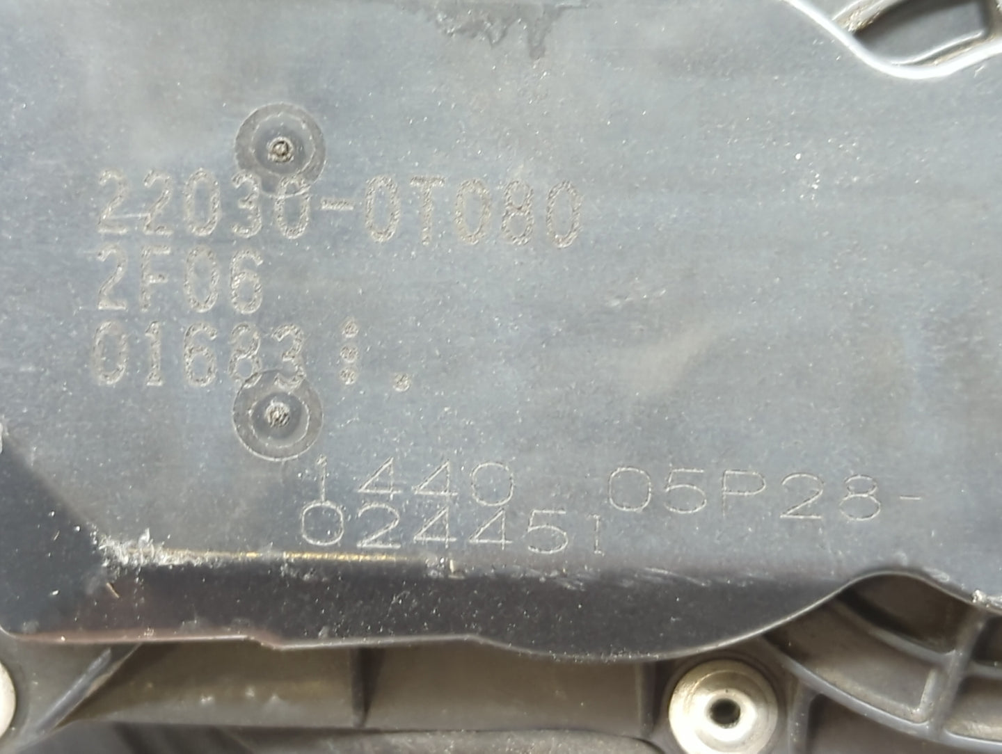 2011-2018 Toyota Corolla Throttle Body P/N:22030-0T080 Fits Fits 2011 2012 2013 2014 2015 2016 2017 2018 OEM Used Auto Parts