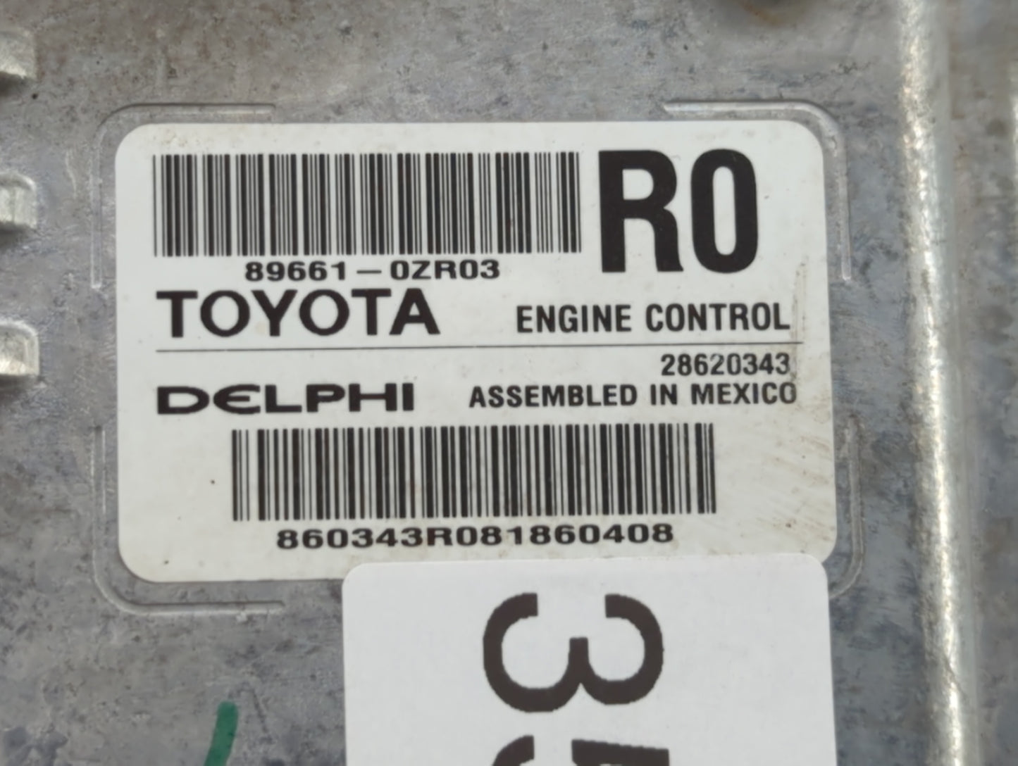 2017-2018 Toyota Corolla PCM Engine Control Computer ECU ECM PCU OEM P/N:89661-0ZR02 89661-0ZR01, 89661-0ZR00 Fits Fits 2017
