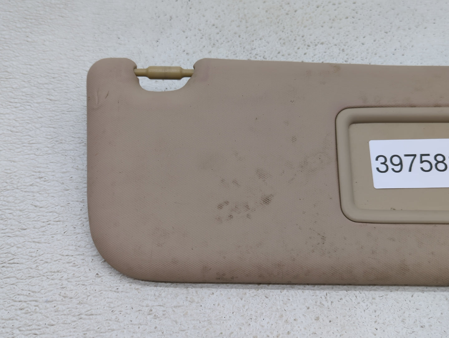 2017-2018 Toyota Corolla Sun Visor Shade Replacement Passenger Right Mirror Fits Fits 2017 2018 OEM Used Auto Parts - Oemuse