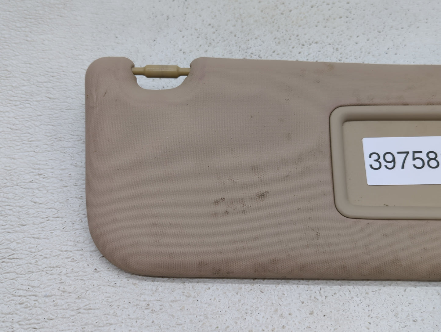 2017-2018 Toyota Corolla Sun Visor Shade Replacement Passenger Right Mirror Fits Fits 2017 2018 OEM Used Auto Parts - Oemuse