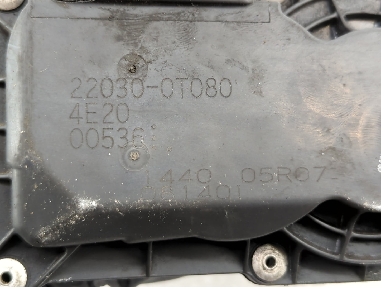 2011-2018 Toyota Corolla Throttle Body P/N:22030-0T080 Fits Fits 2011 2012 2013 2014 2015 2016 2017 2018 OEM Used Auto Parts