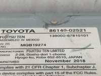 2017-2019 Toyota Corolla Am Fm Cd Player Radio Receiver - Oemusedautoparts1.com
