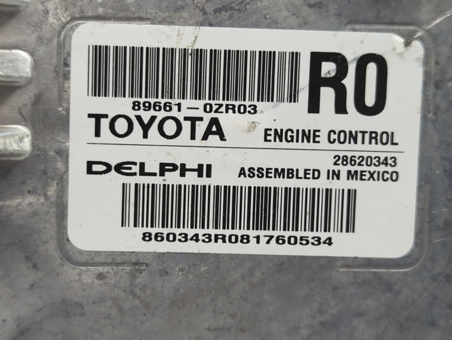 2017-2019 Toyota Corolla PCM Engine Control Computer ECU ECM PCU OEM P/N:89661-0ZR03 89661-0ZR02 Fits Fits 2017 2018 2019 OE