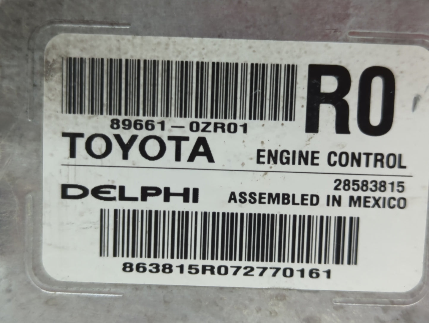 2017-2019 Toyota Corolla PCM Engine Control Computer ECU ECM PCU OEM P/N:89661-0ZR01 89661-0ZQ80 Fits Fits 2017 2018 2019 OE