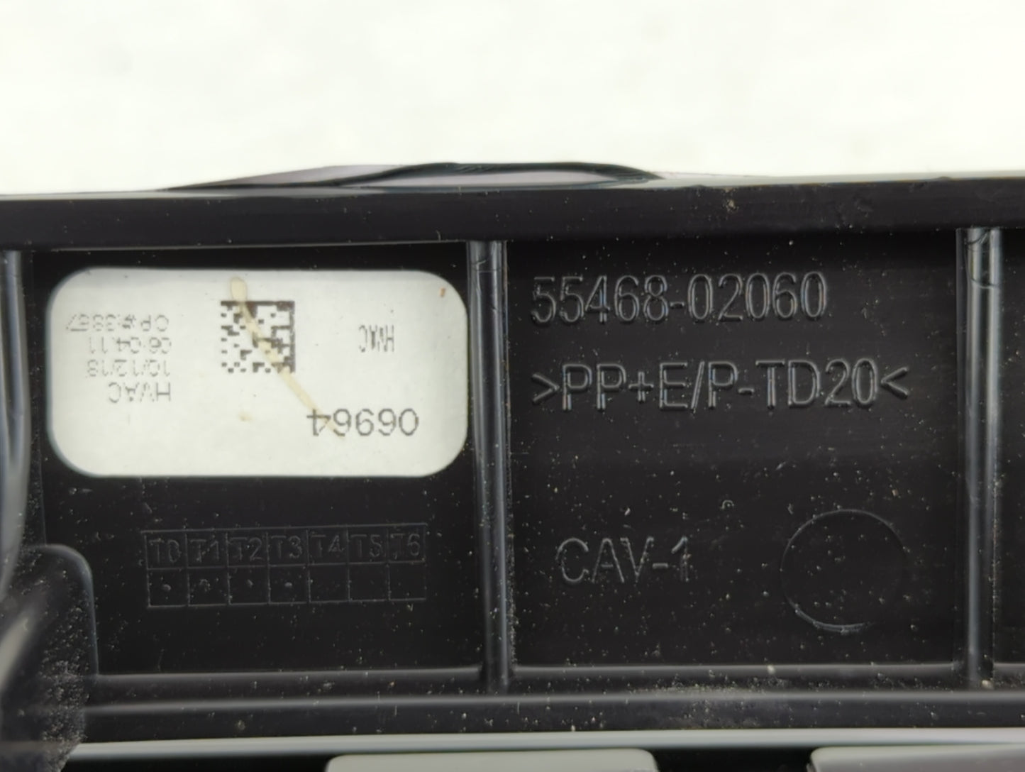 2017-2019 Toyota Corolla Climate Control Module Temperature AC/Heater Replacement P/N:55468-02060 75K114 Fits Fits 2017 2018