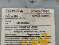 2017-2019 Toyota Corolla Am Fm Cd Player Radio Receiver - Oemusedautoparts1.com