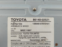 2017-2019 Toyota Corolla Am Fm Cd Player Radio Receiver 516997 - Oemusedautoparts1.com