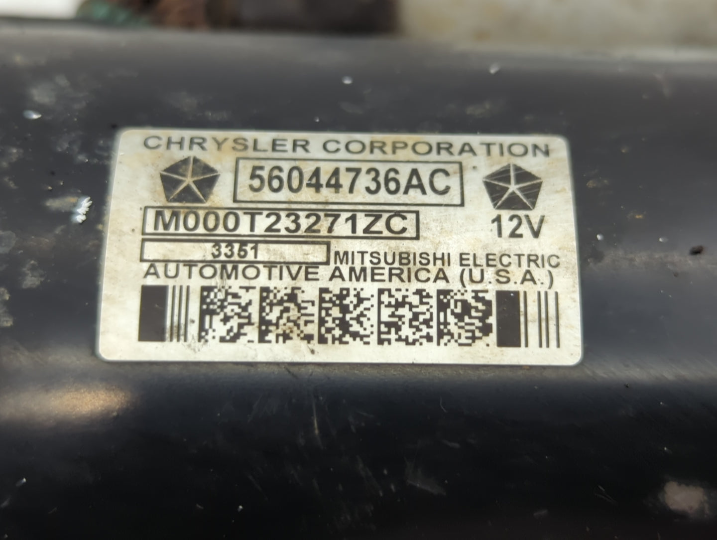 2015-2022 Toyota Corolla Car Starter Motor Solenoid OEM P/N:56044736AC Fits Fits 2015 2016 2017 2018 2019 2020 2021 2022 OEM