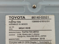 2017-2019 Toyota Corolla Am Fm Cd Player Radio Receiver - Oemusedautoparts1.com