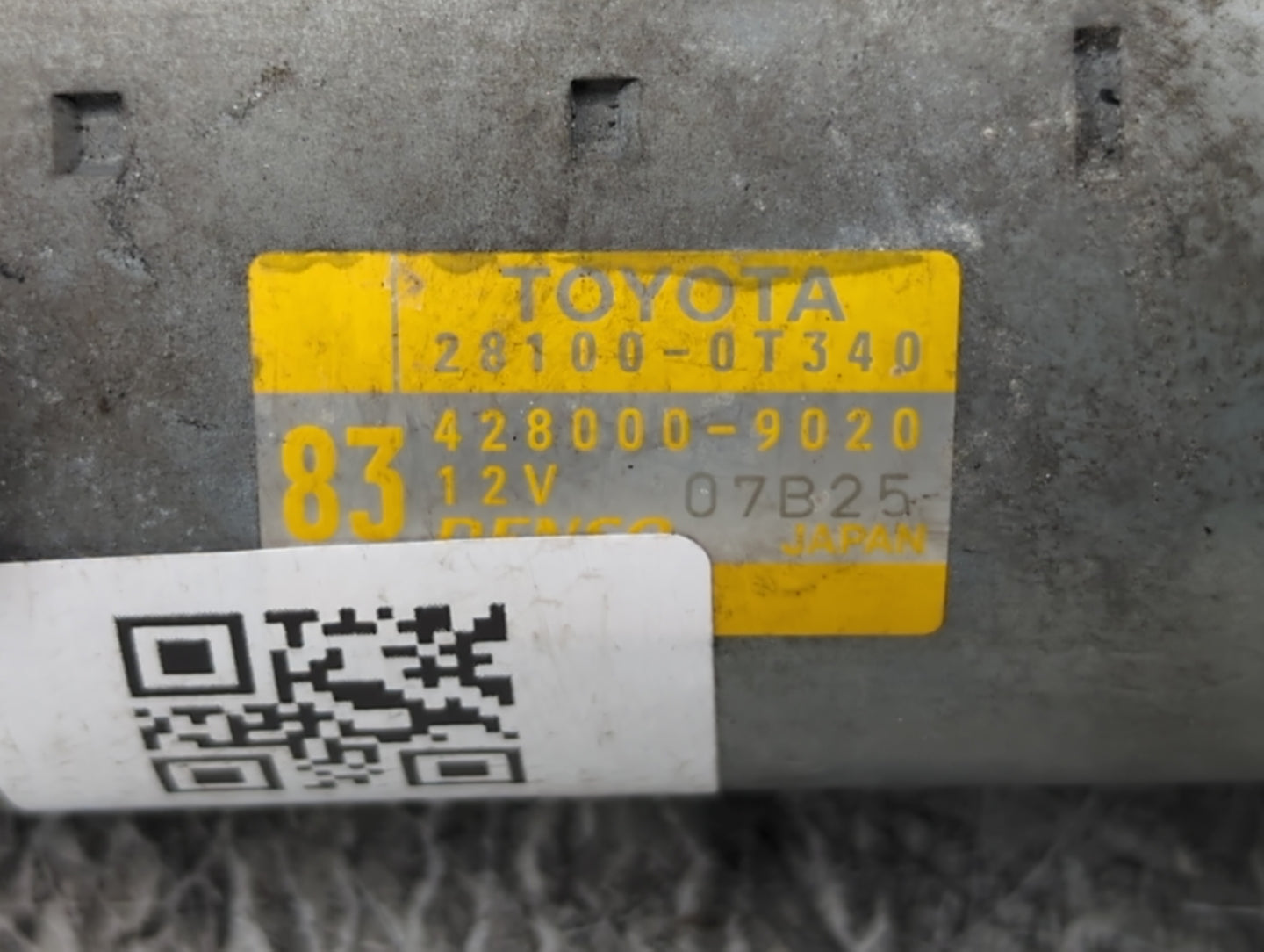 2015-2022 Toyota Corolla Car Starter Motor Solenoid OEM P/N:428000-9020 28100-0T340 Fits OEM Used Auto Parts - Oemusedautopa