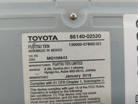 2017-2019 Toyota Corolla Am Fm Cd Player Radio Receiver - Oemusedautoparts1.com
