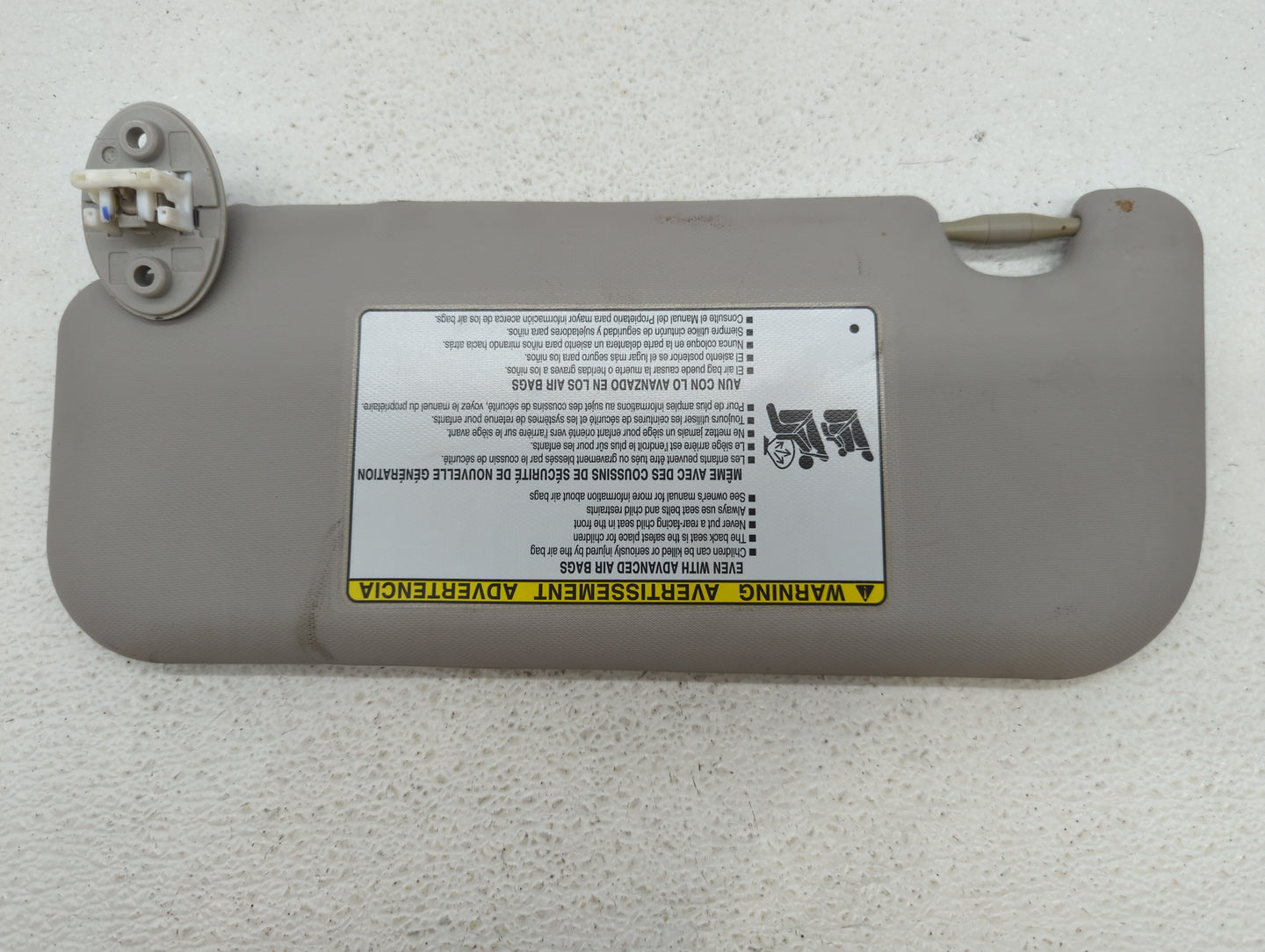 2017-2019 Toyota Corolla Sun Visor Shade Replacement Passenger Right Mirror Fits Fits 2017 2018 2019 OEM Used Auto Parts - O