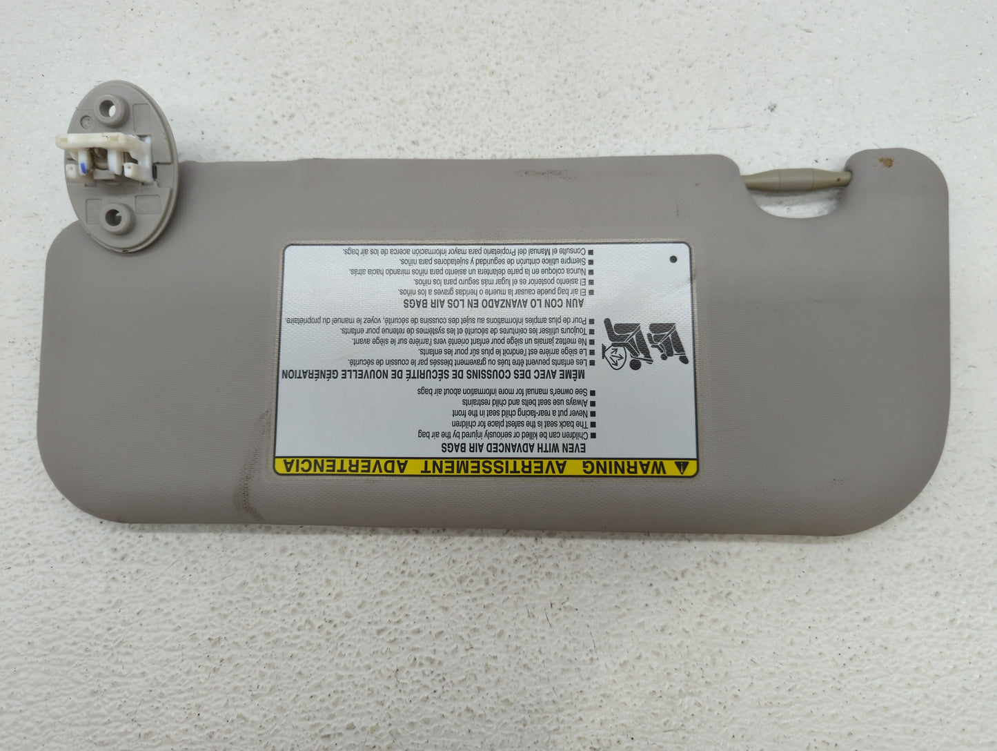 2017-2019 Toyota Corolla Sun Visor Shade Replacement Passenger Right Mirror Fits Fits 2017 2018 2019 OEM Used Auto Parts - O