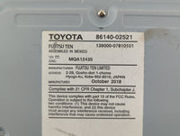 2017-2019 Toyota Corolla Am Fm Cd Player Radio Receiver 583750 - Oemusedautoparts1.com