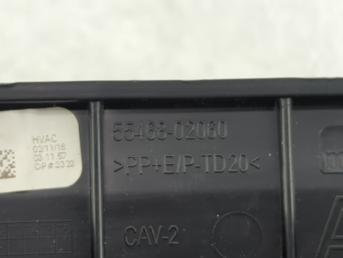 2017-2019 Toyota Corolla Climate Control Module Temperature AC/Heater Replacement P/N:55468-02060 Fits Fits 2017 2018 2019 O