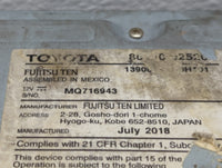 2017-2019 Toyota Corolla Radio AM FM Cd Player Receiver Replacement P/N:MQ716943 Fits Fits 2017 2018 2019 OEM Used Auto Part