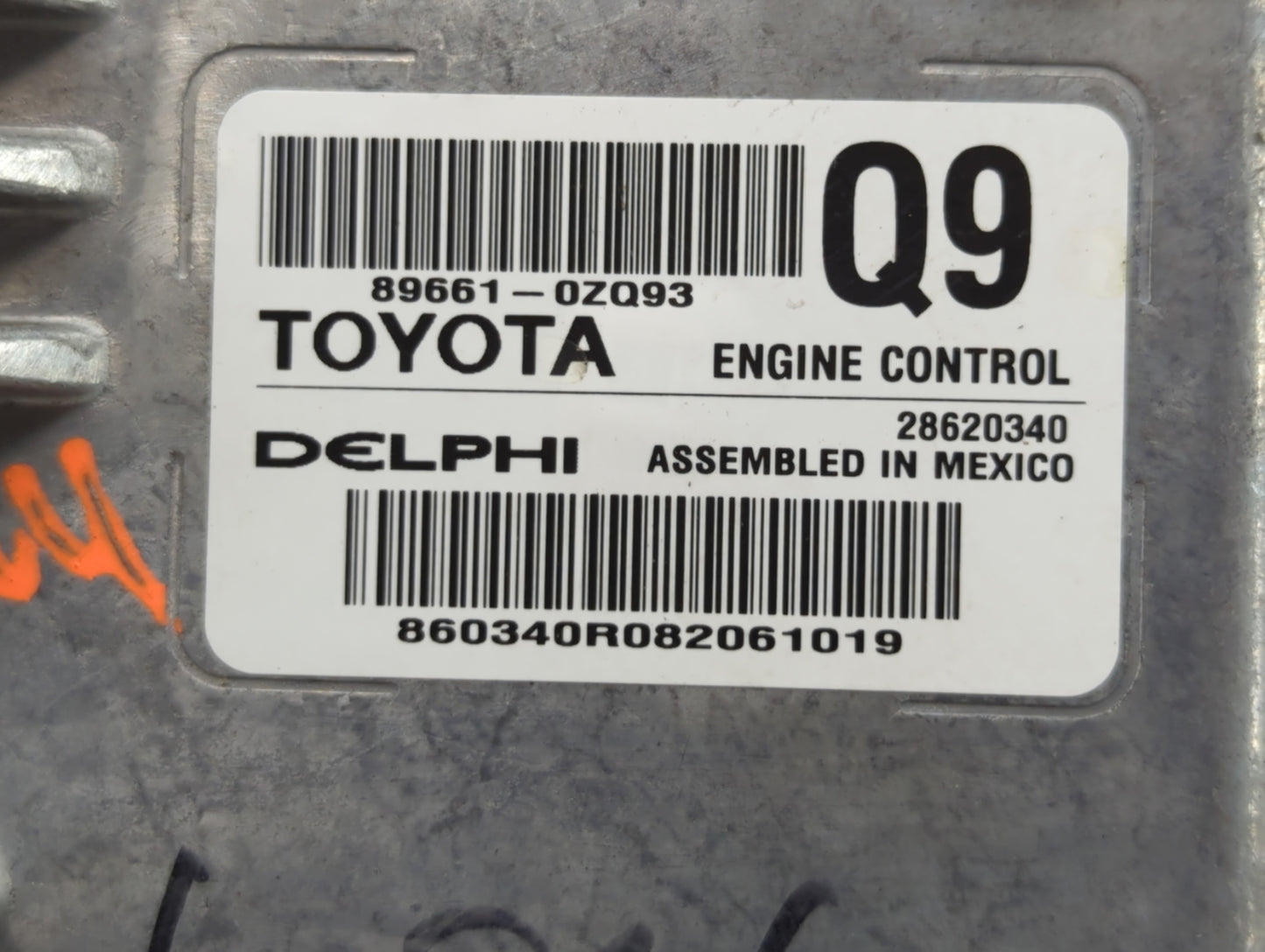 2017-2019 Toyota Corolla PCM Engine Control Computer ECU ECM PCU OEM P/N:89661-0ZQ93 Fits Fits 2017 2018 2019 OEM Used Auto 
