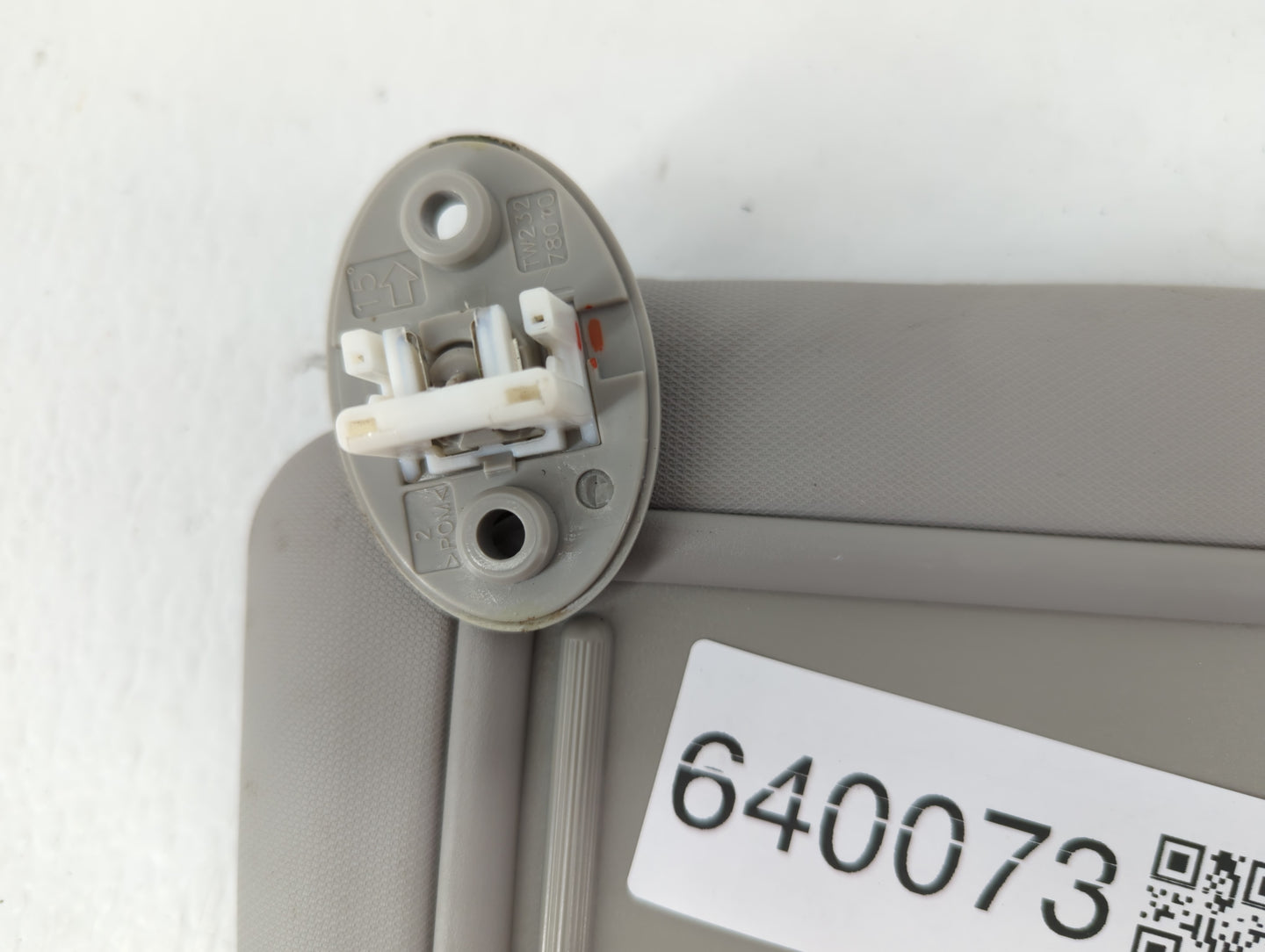 2017-2019 Toyota Corolla Sun Visor Shade Replacement Passenger Right Mirror Fits Fits 2017 2018 2019 OEM Used Auto Parts - O