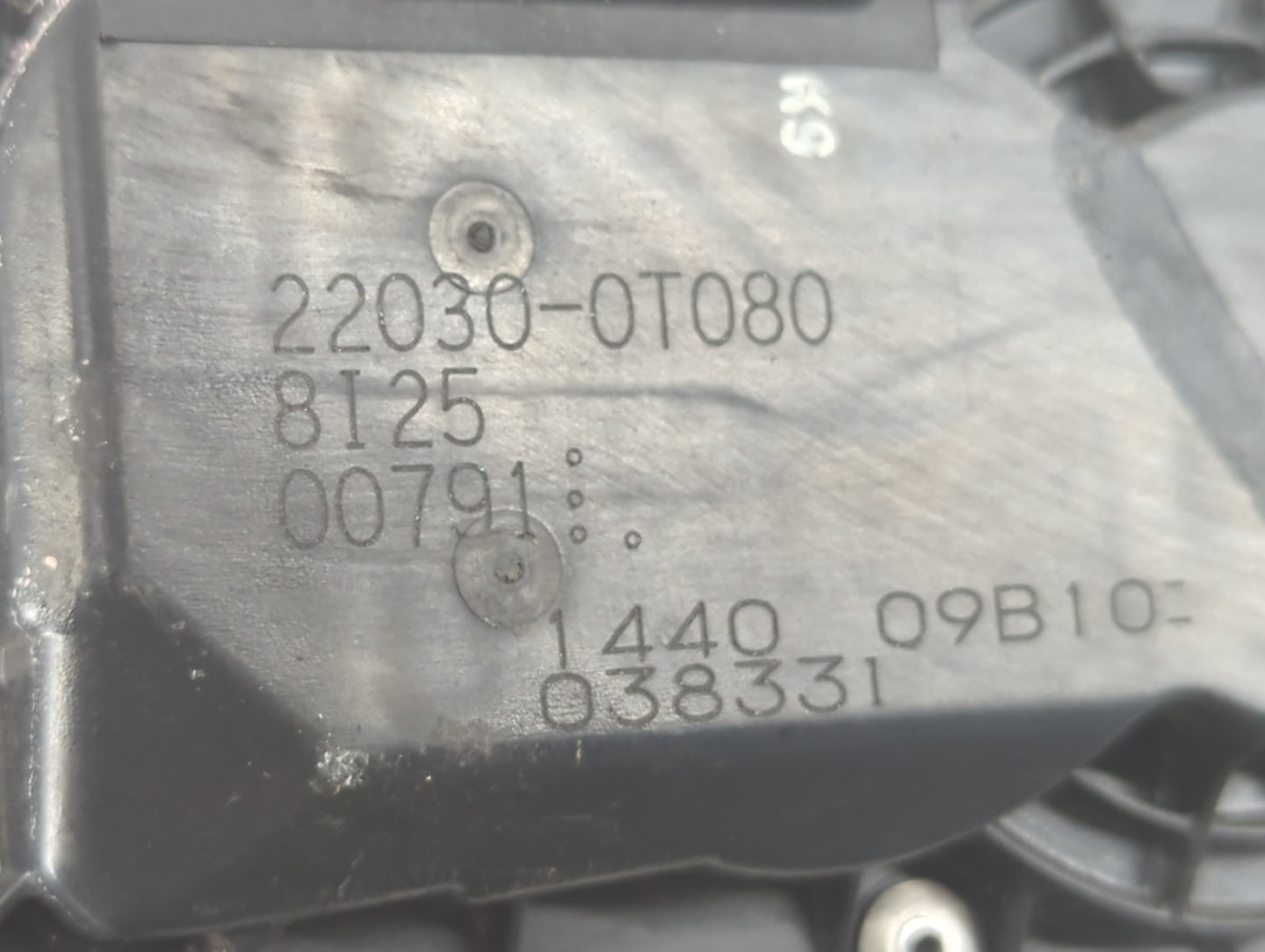 2011-2019 Toyota Corolla Throttle Body P/N:22030-0T080 Fits Fits 2011 2012 2013 2014 2015 2016 2017 2018 2019 OEM Used Auto 