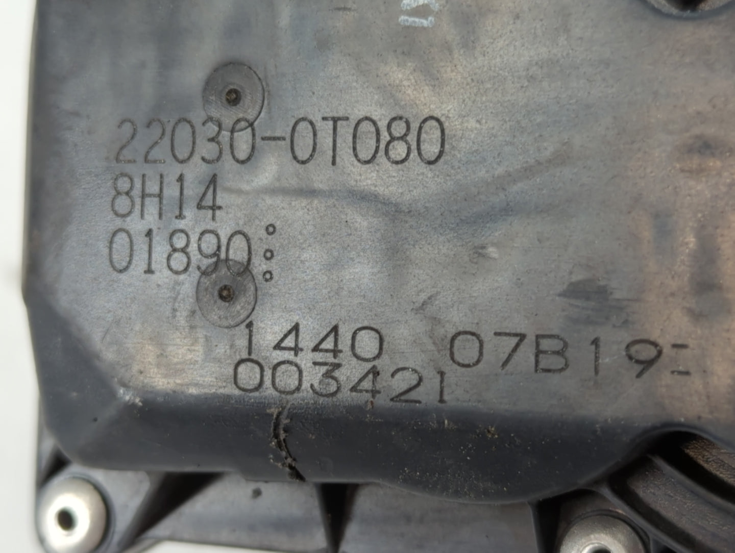 2011-2019 Toyota Corolla Throttle Body P/N:22030-0T080 Fits Fits 2011 2012 2013 2014 2015 2016 2017 2018 2019 OEM Used Auto 