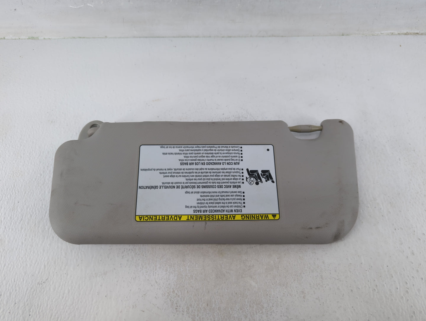 2017-2019 Toyota Corolla Sun Visor Shade Replacement Passenger Right Mirror Fits Fits 2017 2018 2019 OEM Used Auto Parts - O