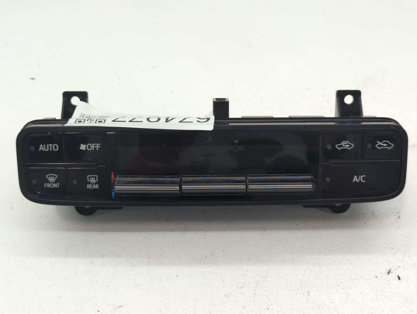 2017-2019 Toyota Corolla Climate Control Module Temperature AC/Heater Replacement P/N:>ABS< 75K114 Fits Fits 2017 2018 2019 
