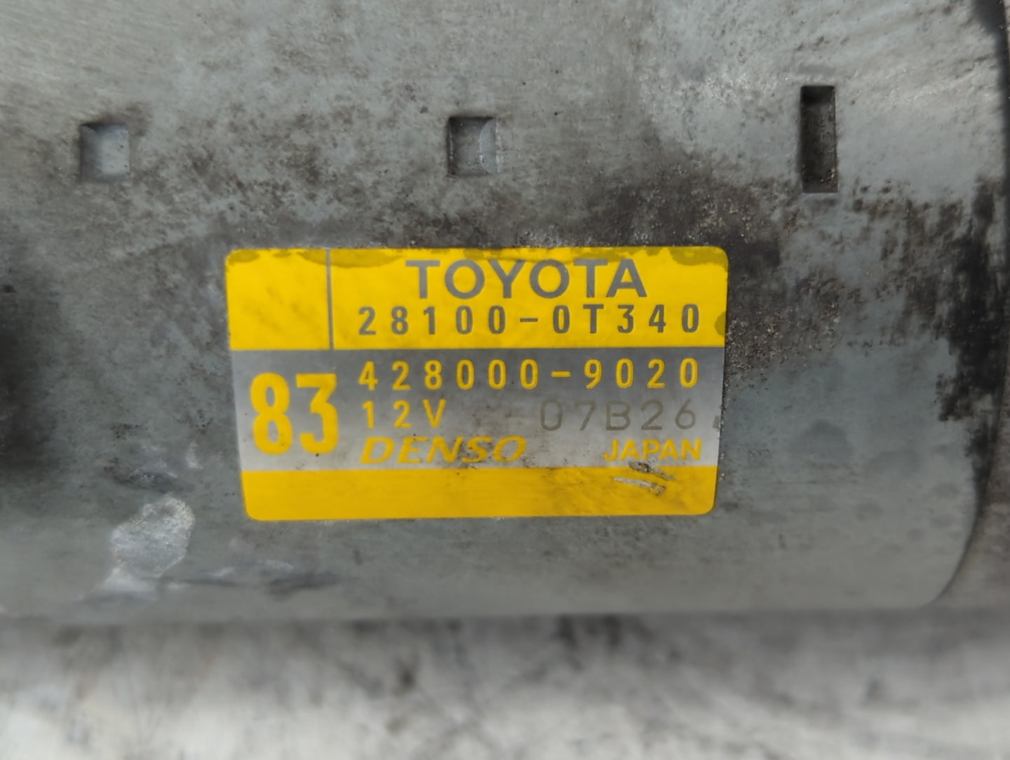 2015-2022 Toyota Corolla Car Starter Motor Solenoid OEM P/N:428000-9020 28100-0T340 Fits OEM Used Auto Parts - Oemusedautopa