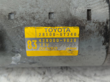 2015-2022 Toyota Corolla Car Starter Motor Solenoid OEM P/N:428000-9020 28100-0T340 Fits OEM Used Auto Parts