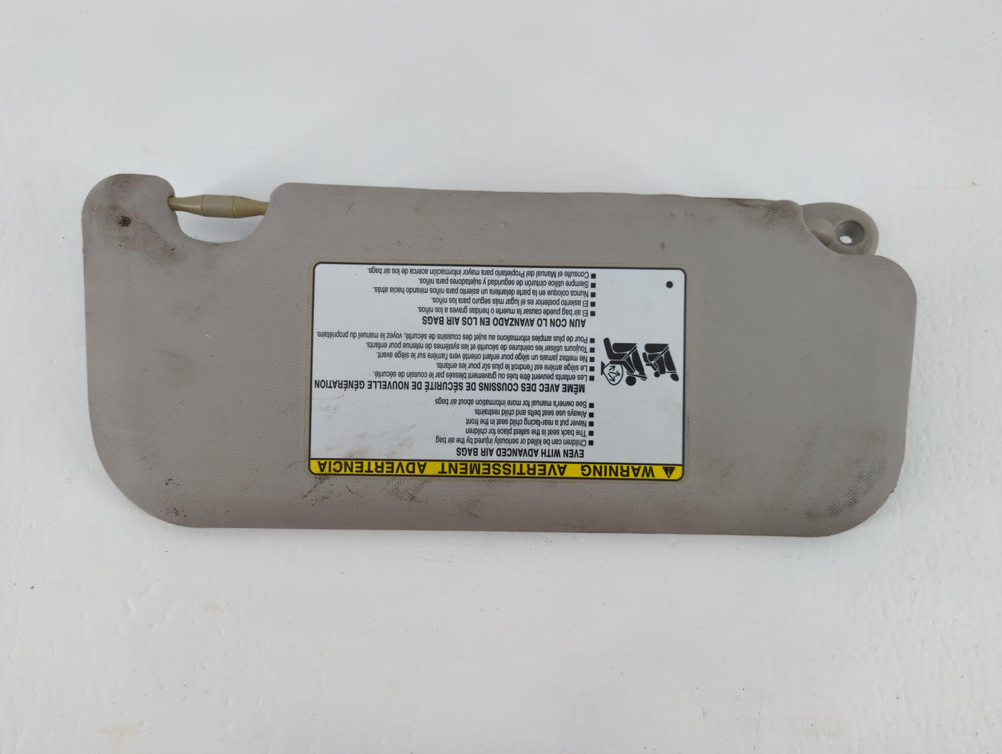 2017-2019 Toyota Corolla Sun Visor Shade Replacement Passenger Right Mirror Fits Fits 2017 2018 2019 OEM Used Auto Parts - O