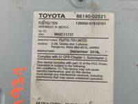 2017-2019 Toyota Corolla Am Fm Cd Player Radio Receiver - Oemusedautoparts1.com