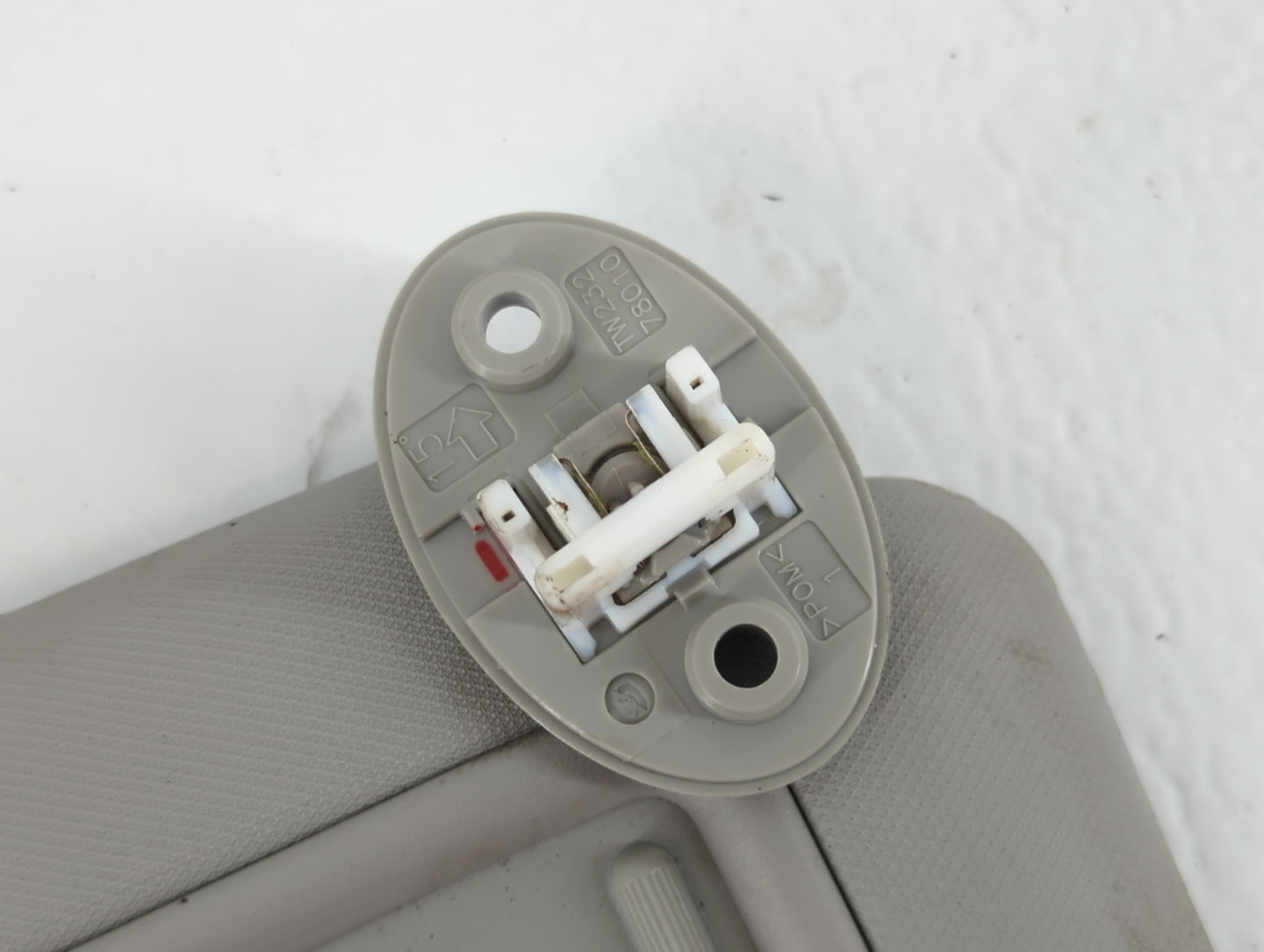 2017-2019 Toyota Corolla Sun Visor Shade Replacement Passenger Right Mirror Fits Fits 2017 2018 2019 OEM Used Auto Parts - O