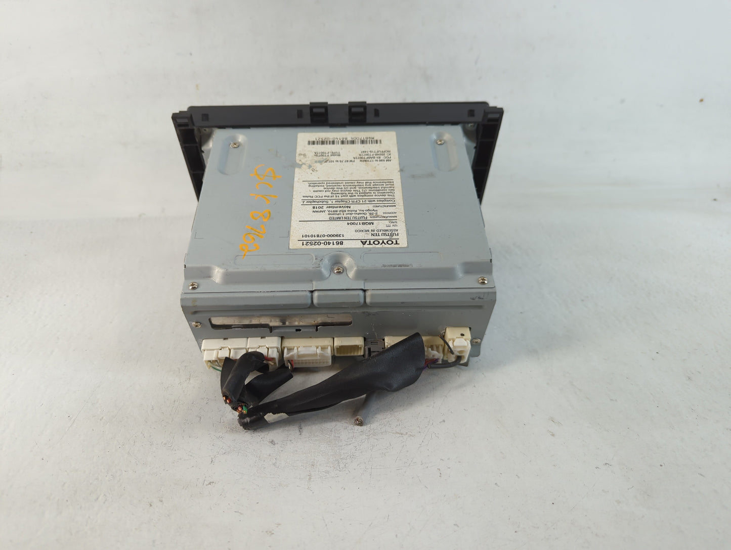 2017-2019 Toyota Corolla Am Fm Cd Player Radio Receiver - Oemusedautoparts1.com