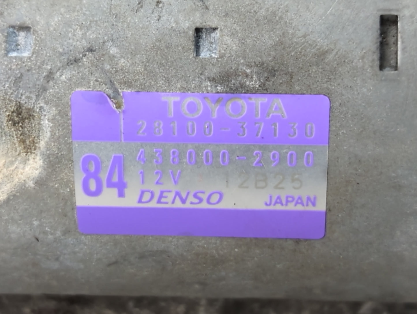 2015-2022 Toyota Corolla Car Starter Motor Solenoid OEM P/N:438000-2900 28100-37130 Fits OEM Used Auto Parts - Oemusedautopa
