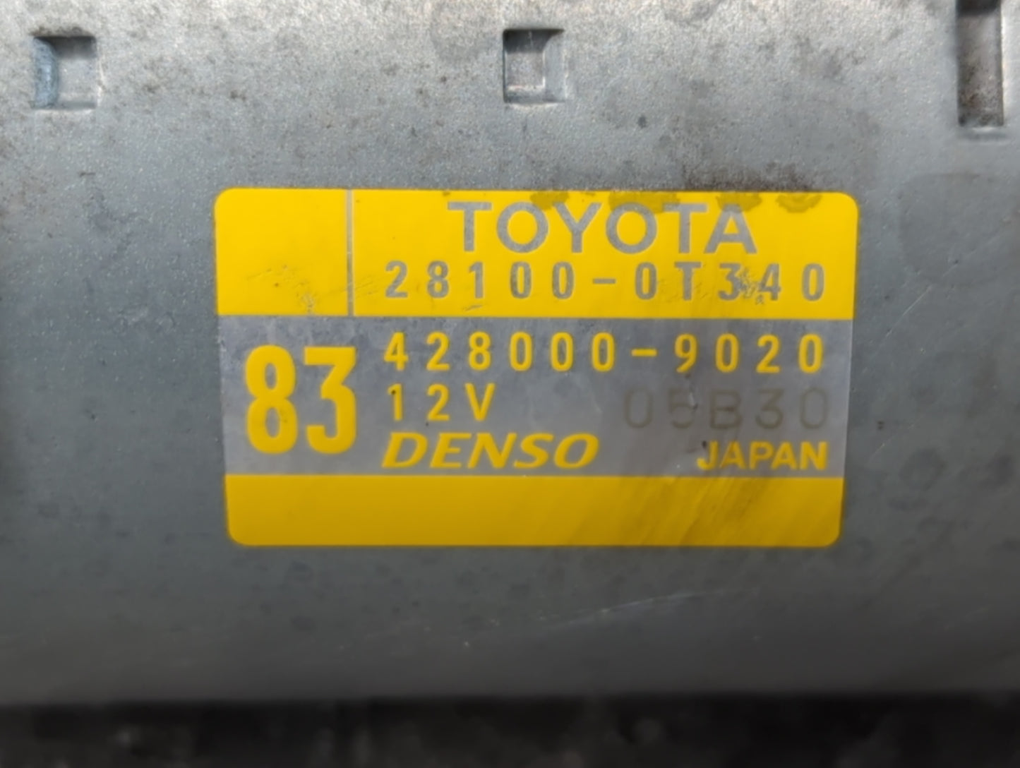 2015-2022 Toyota Corolla Car Starter Motor Solenoid OEM P/N:428000-9020 28100-0T340 Fits OEM Used Auto Parts - Oemusedautopa