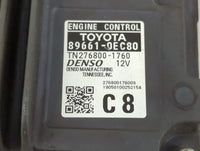 2019 Toyota Highlander PCM Engine Control Computer ECU ECM PCU OEM P/N:89661-0EC80 Fits OEM Used Auto Parts - Oemusedautopar