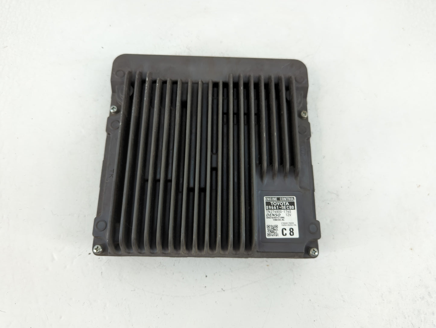 2019 Toyota Highlander PCM Engine Control Computer ECU ECM PCU OEM P/N:89661-0EC80 Fits OEM Used Auto Parts - Oemusedautopar