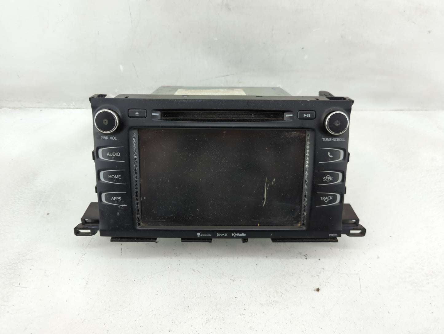 2017-2019 Toyota Highlander Radio AM FM Cd Player Receiver Replacement P/N:86140-0E241 Fits Fits 2017 2018 2019 OEM Used Aut