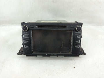 2017-2019 Toyota Highlander Radio AM FM Cd Player Receiver Replacement P/N:86140-0E241 Fits Fits 2017 2018 2019 OEM Used Aut