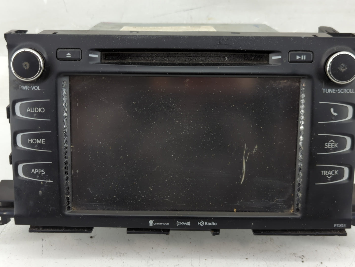 2017-2019 Toyota Highlander Radio AM FM Cd Player Receiver Replacement P/N:86140-0E241 Fits Fits 2017 2018 2019 OEM Used Aut