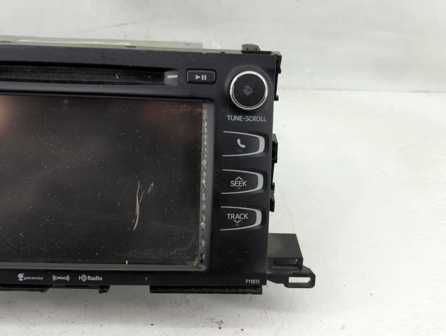 2017-2019 Toyota Highlander Radio AM FM Cd Player Receiver Replacement P/N:86140-0E241 Fits Fits 2017 2018 2019 OEM Used Aut