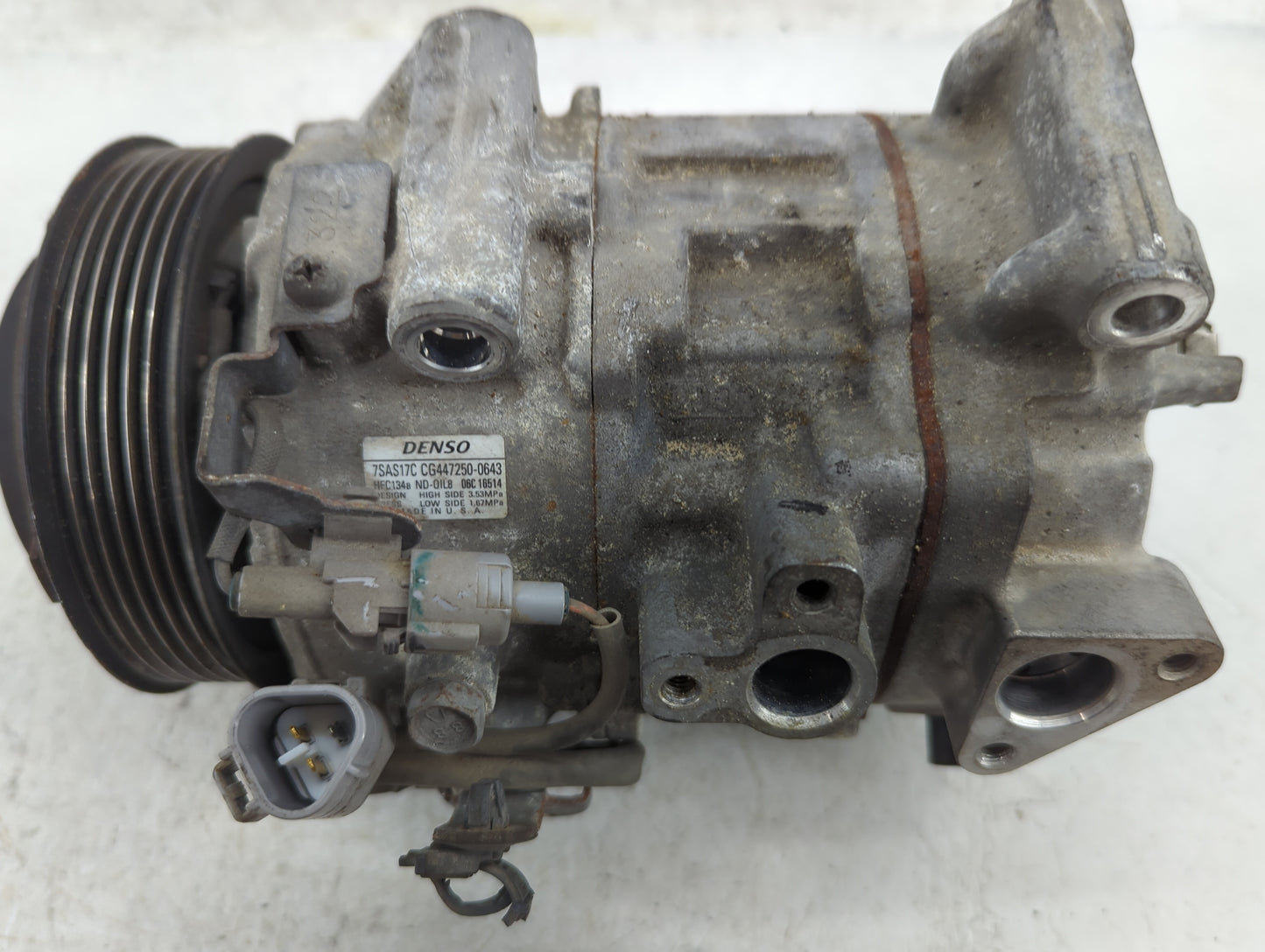 2014-2019 Toyota Highlander Air Conditioning A/c Ac Compressor Oem - Oemusedautoparts1.com