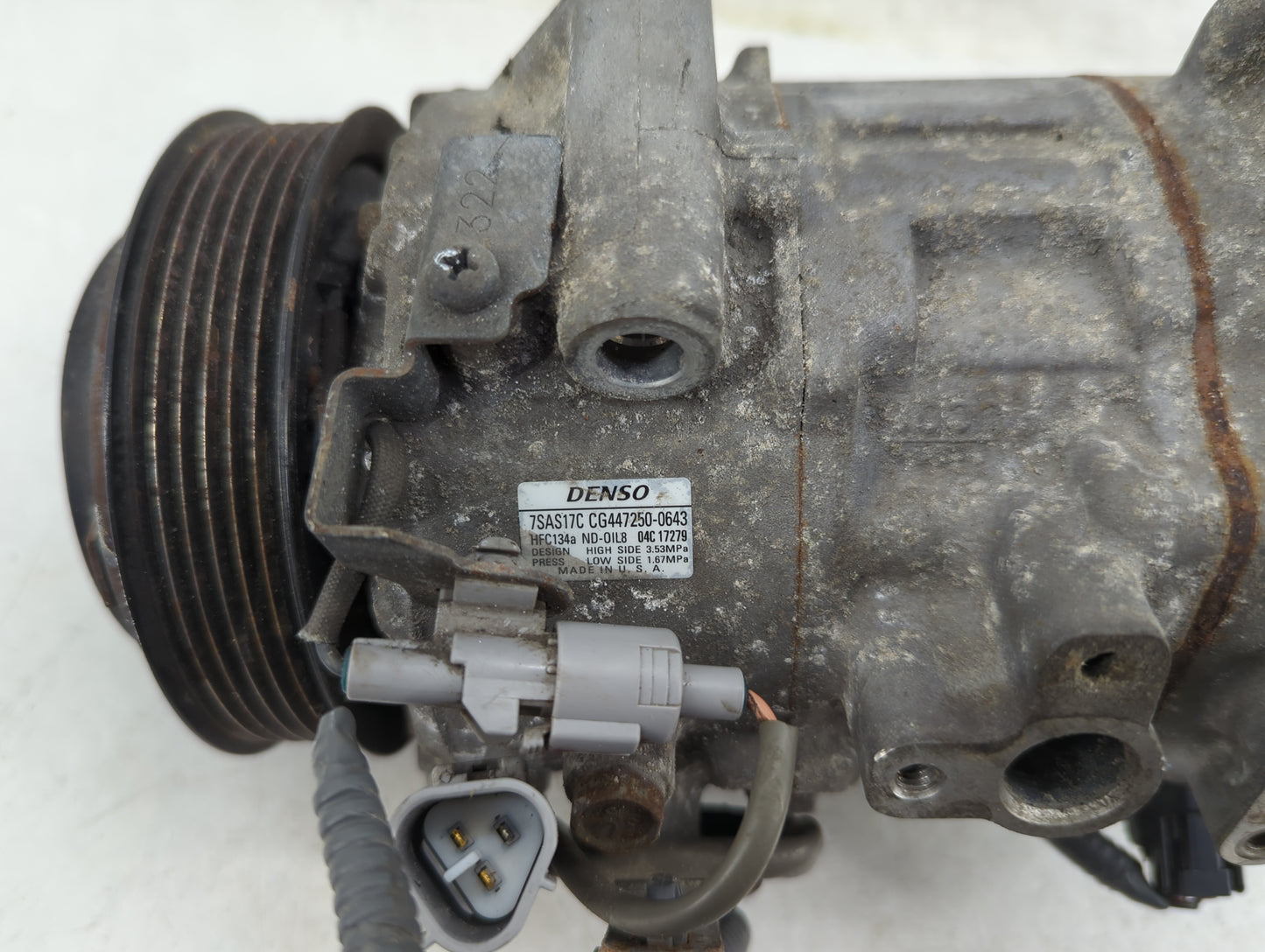 2014-2019 Toyota Highlander Air Conditioning A/c Ac Compressor Oem - Oemusedautoparts1.com