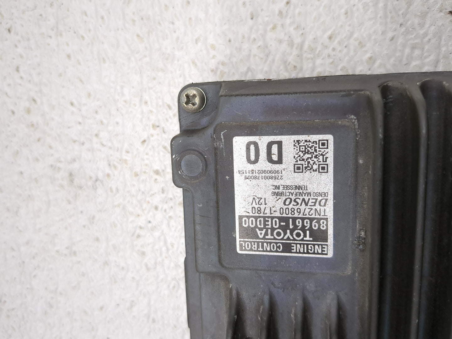 2019 Toyota Highlander PCM Engine Control Computer ECU ECM PCU OEM P/N:89661-0ED00 Fits OEM Used Auto Parts - Oemusedautopar