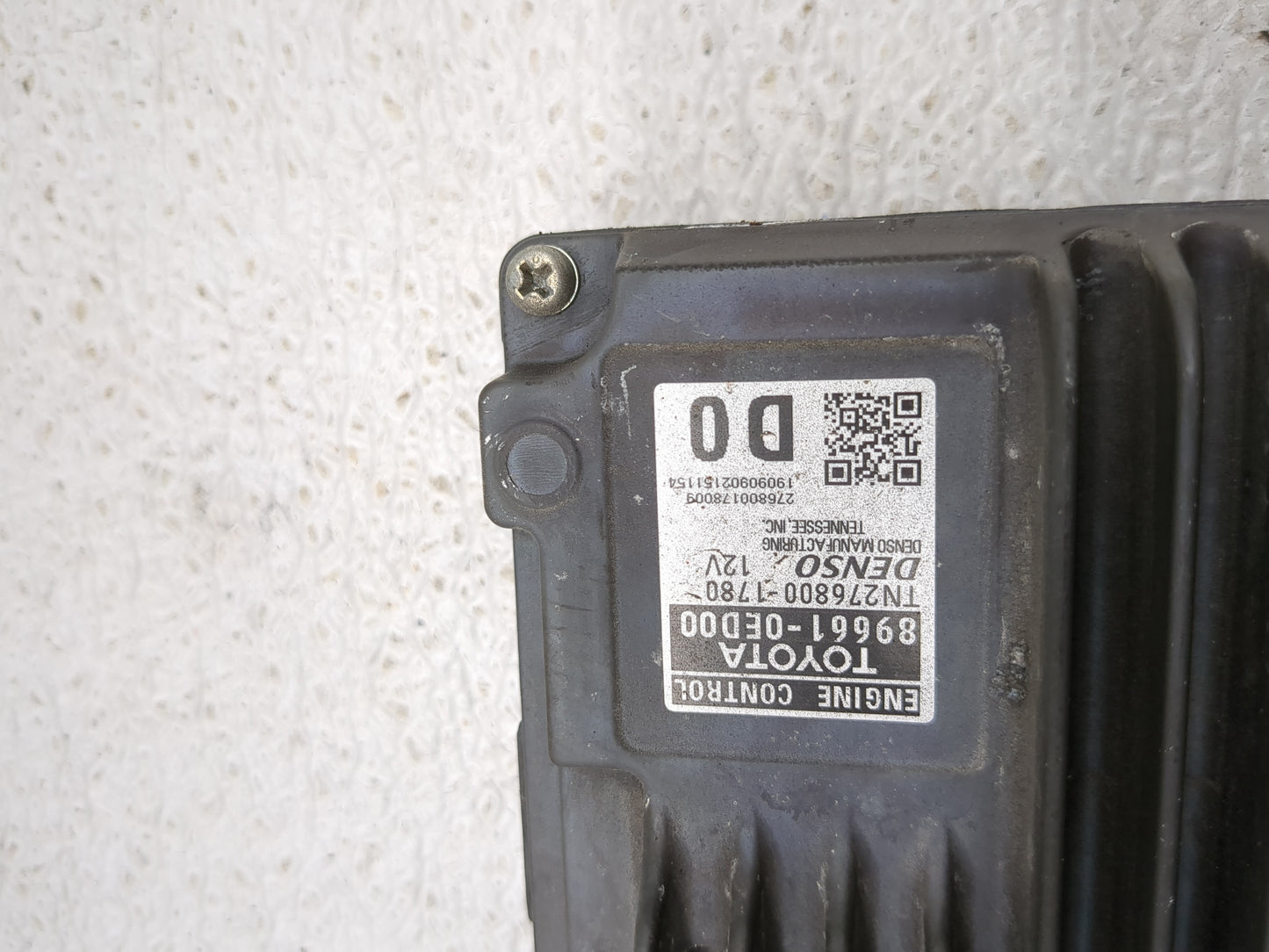 2019 Toyota Highlander PCM Engine Control Computer ECU ECM PCU OEM P/N:89661-0ED00 Fits OEM Used Auto Parts - Oemusedautopar