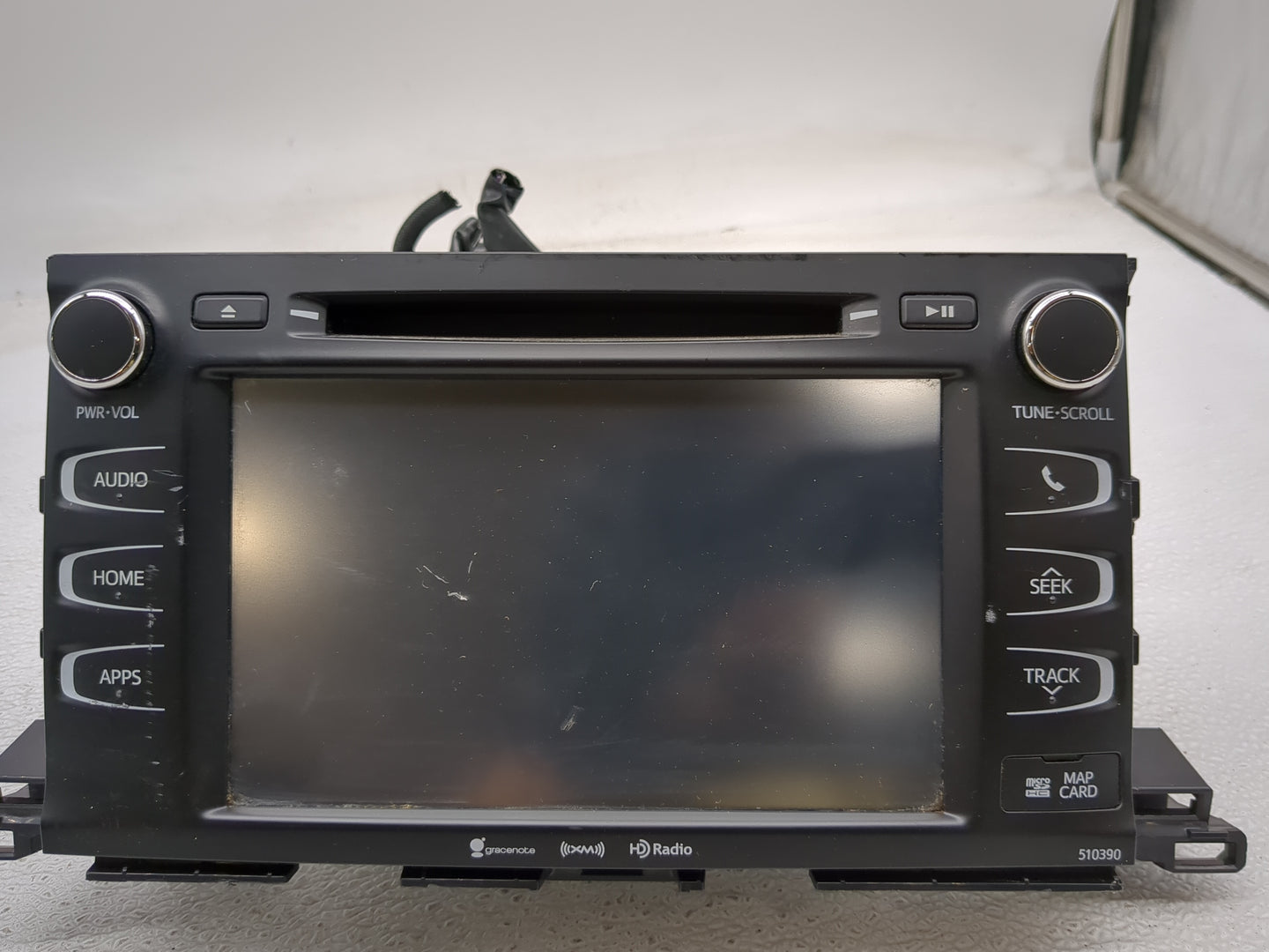 2017-2019 Toyota Highlander Radio AM FM Cd Player Receiver Replacement Fits Fits 2017 2018 2019 OEM Used Auto Parts - Oemuse