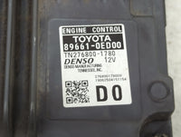 2019 Toyota Highlander PCM Engine Control Computer ECU ECM PCU OEM P/N:89661-0ED00 Fits OEM Used Auto Parts - Oemusedautopar