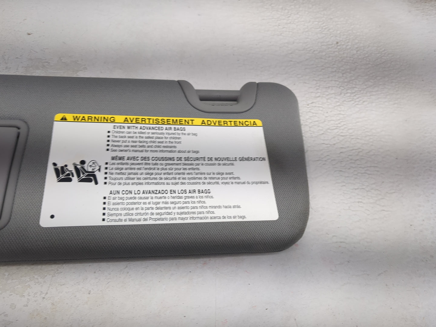 2014-2019 Toyota Highlander Sun Visor Shade Replacement Driver Left Mirror Fits Fits 2014 2015 2016 2017 2018 2019 OEM Used 